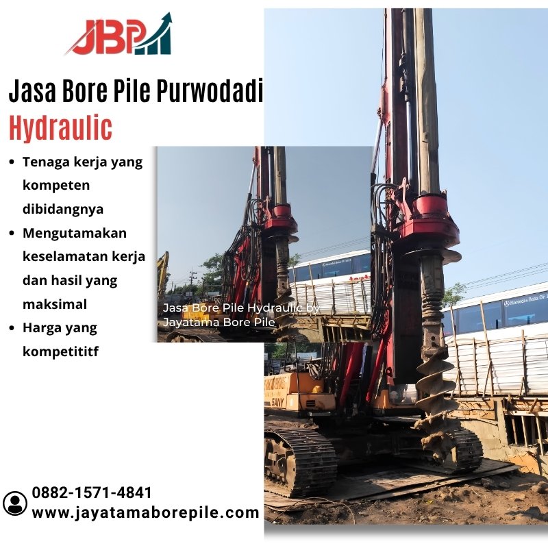Jasa Bore Pile Purwodadi Menggunakan Hydraulic by 'Jayatama Bore Pile'