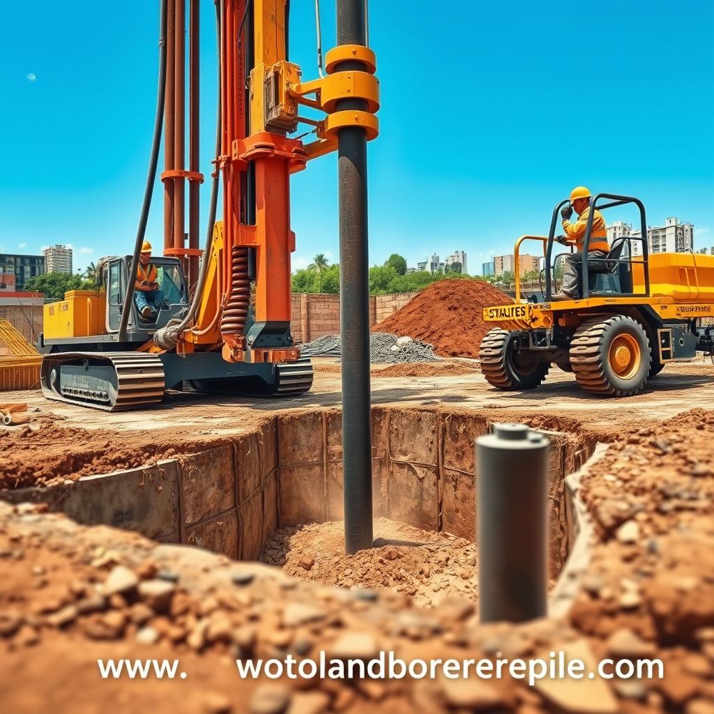 Pondasi Bore Pile: Definisi, Fungsi, Metode Pelaksanaan, dan Pengaplikasian.